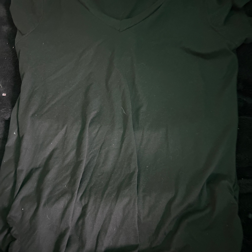 Men's Classic Black V-Neck Shirt